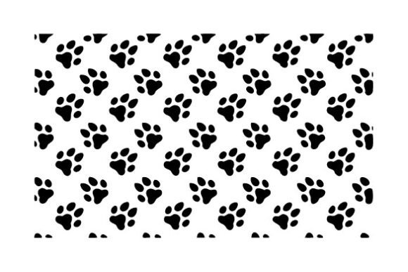 Animal Paw Pattern, Dog Paw SVG