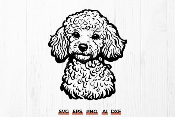 Cute Poodle Head SVG DXF Design Review for Embroiderers