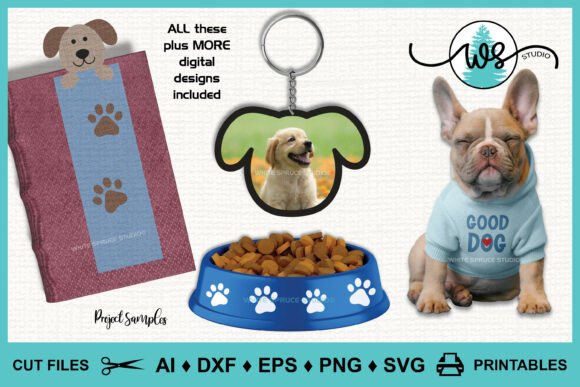 Dog Clipart SVG Scrapbook Photo Frame
