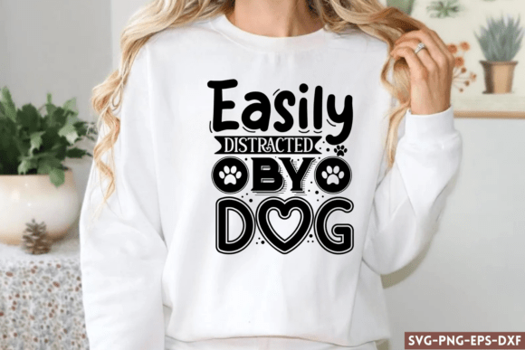 Easily Distracted by Dog SVG: Designer's Review