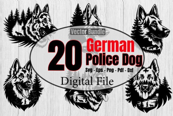 German Police Dog Scene Svg Bundle Review