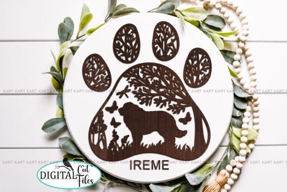 Great Pyrenees SVG Dog Sign Cut out File