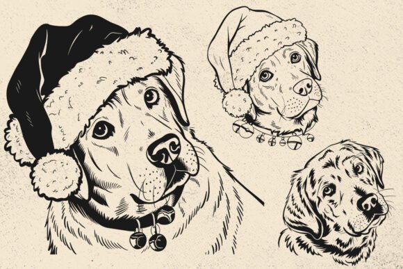 Labrador Retriever Svg: Lab Clipart for Embroidery