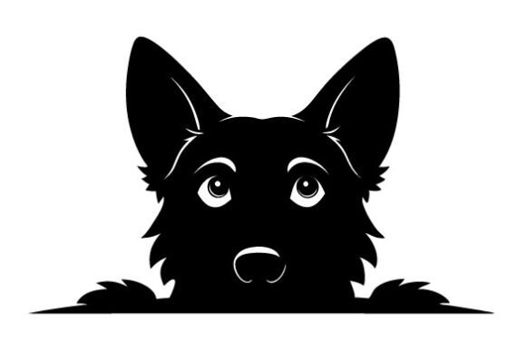 Peeking Dog Silhouette SVG Review
