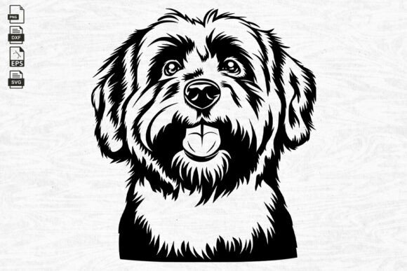 Shih Tzu SVG, Dog Peeking, Pet Portrait